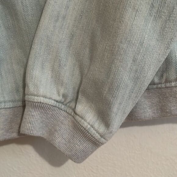 Vintage Bensimon Collection Fully Lined Light Blue Denim Bomber Jacket size L - Picture 4 of 8